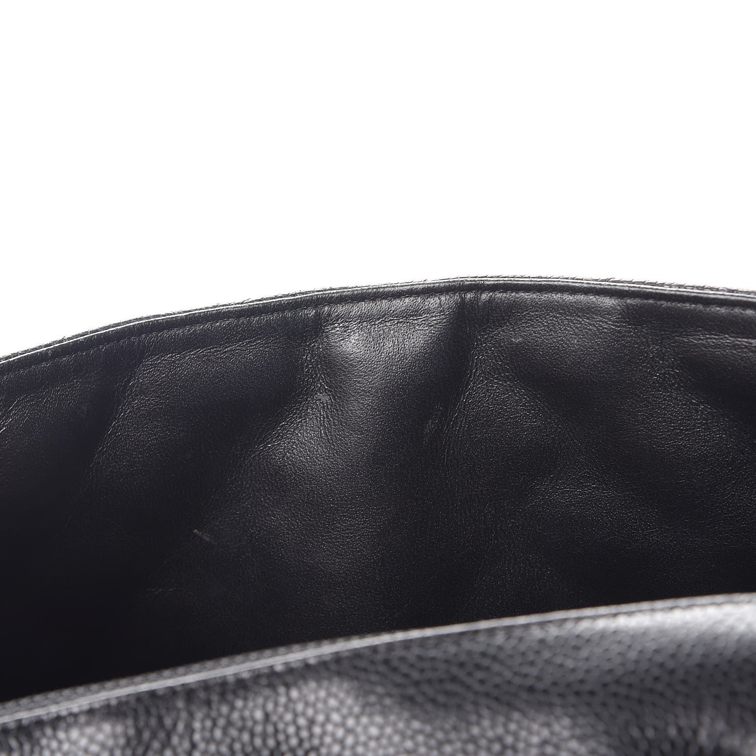 Chanel Caviar Quilted Jumbo Single Flap Black 11 of 12