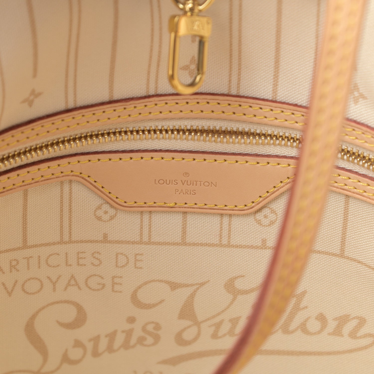 Louis Vuitton Damier Azur Neverfull MM 6 of 15