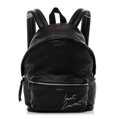 Saint Laurent Lambskin Mini Toy City Backpack Black 1 of 15