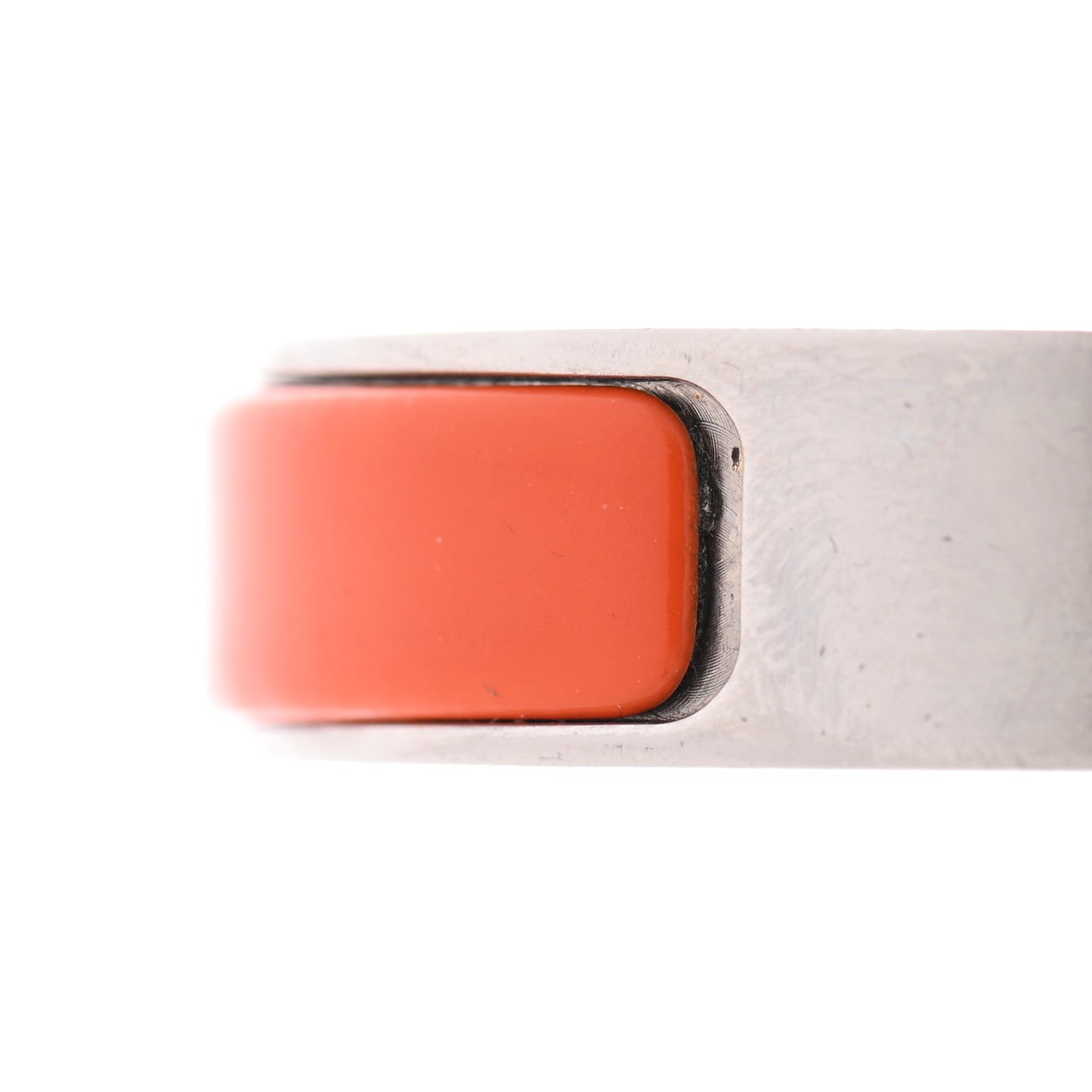 Hermes Enamel Narrow Clic Clac H Bracelet PM Orange 6 of 8