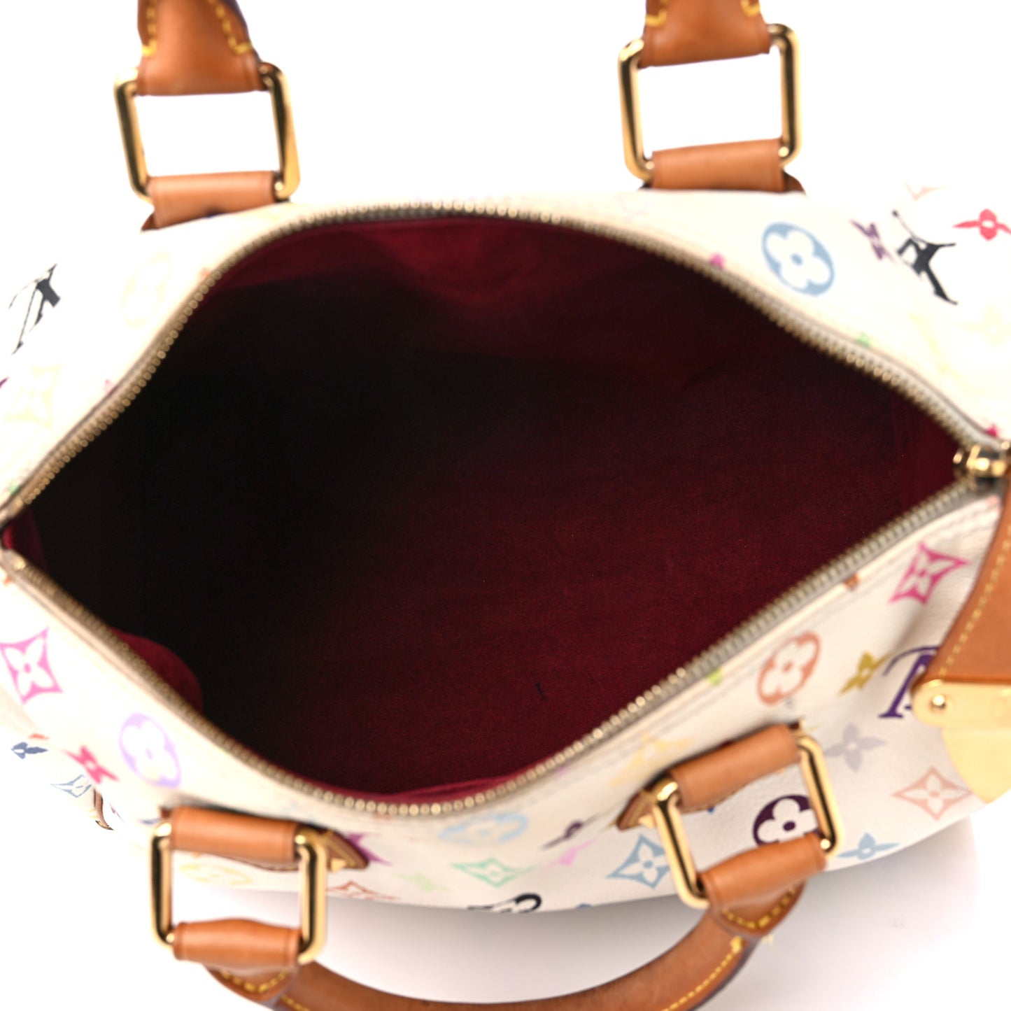 Monogram Multicolor Speedy 30 White