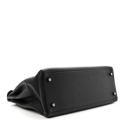 Hermes Taurillon Clemence Kelly Retourne 35 Black 3 of 10