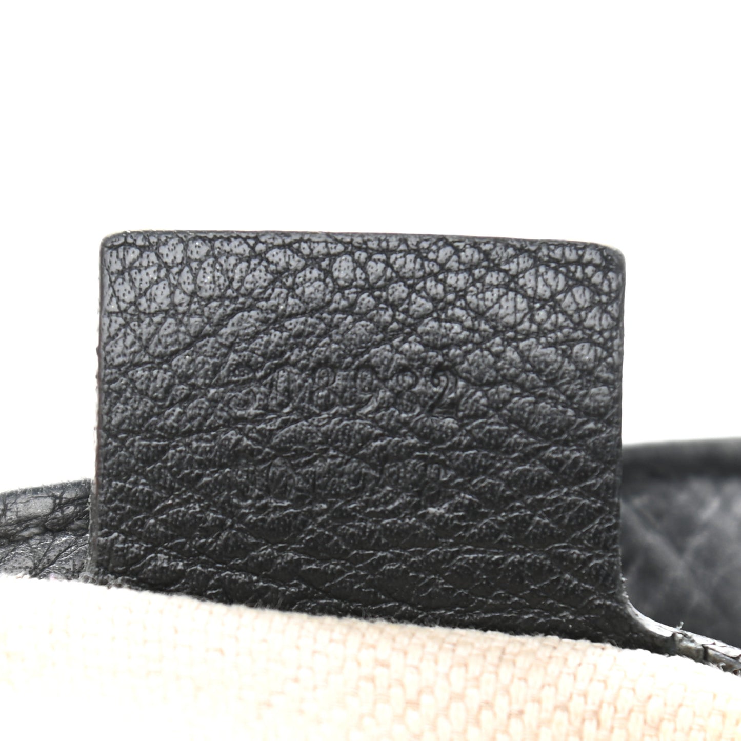 Pebbled Calfskin Medium Soho Chain Shoulder Bag Black