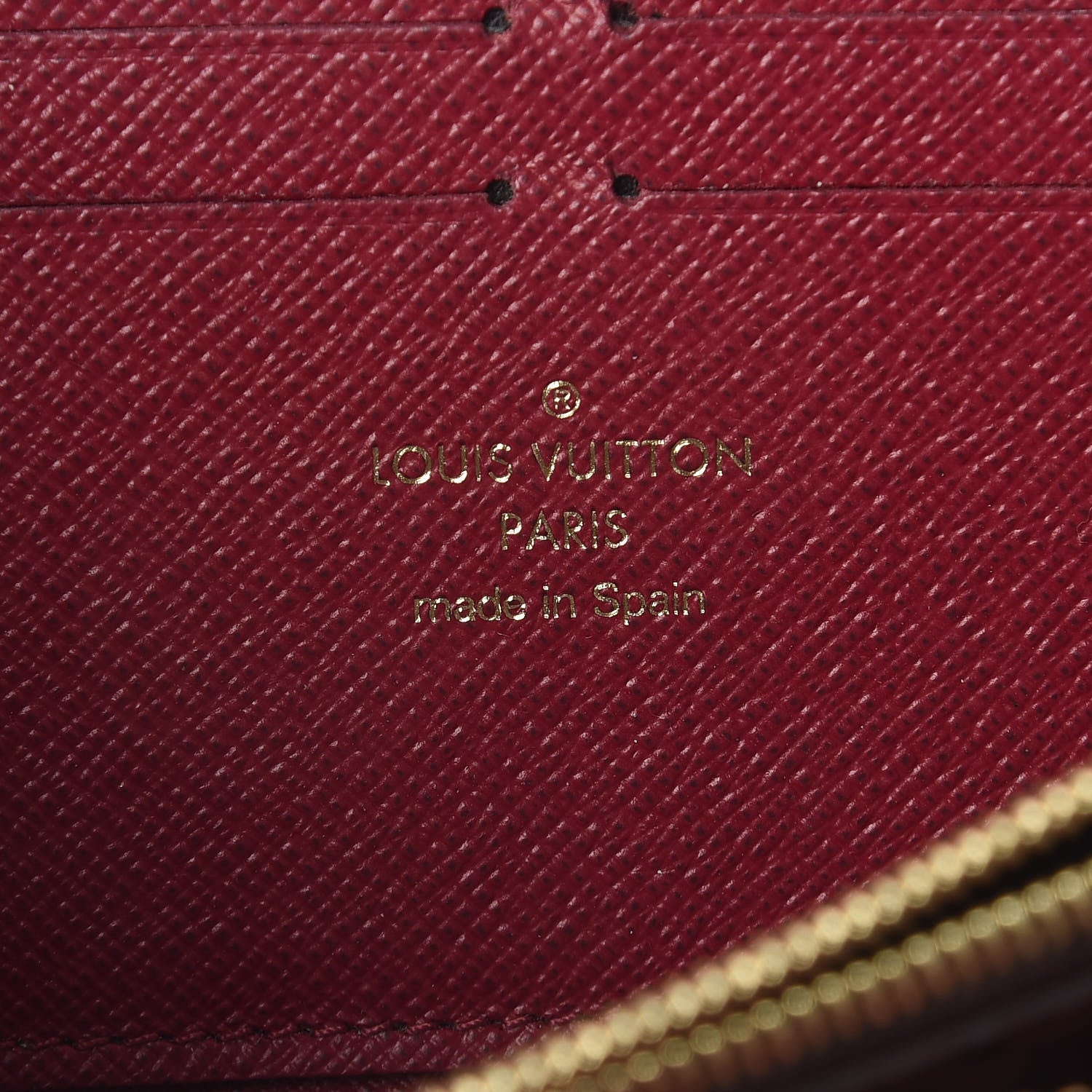 Louis Vuitton Monogram Clemence Wallet Fuchsia 6 of 6
