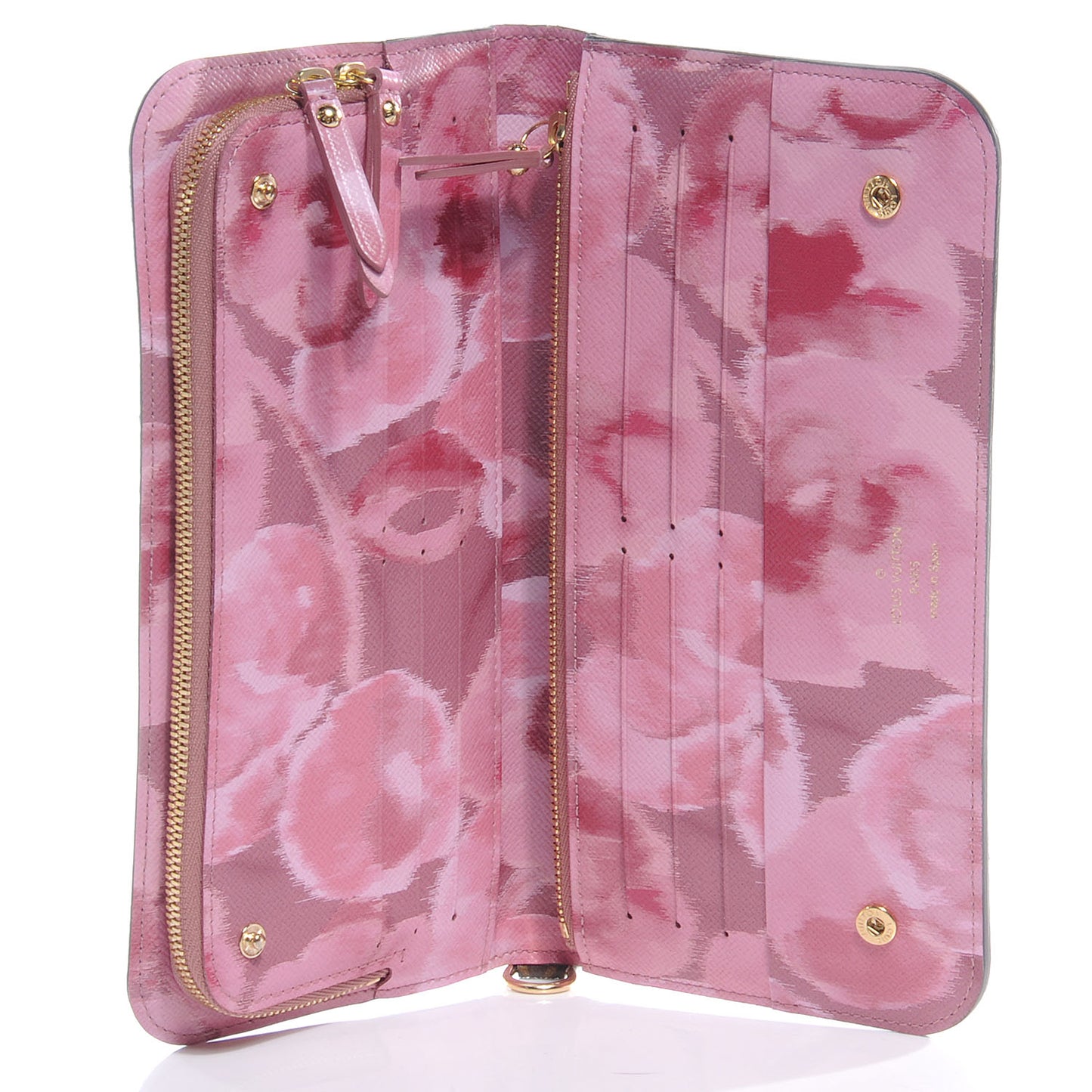 Monogram Articles de Voyage Ikat Insolite Wallet Rose Velours