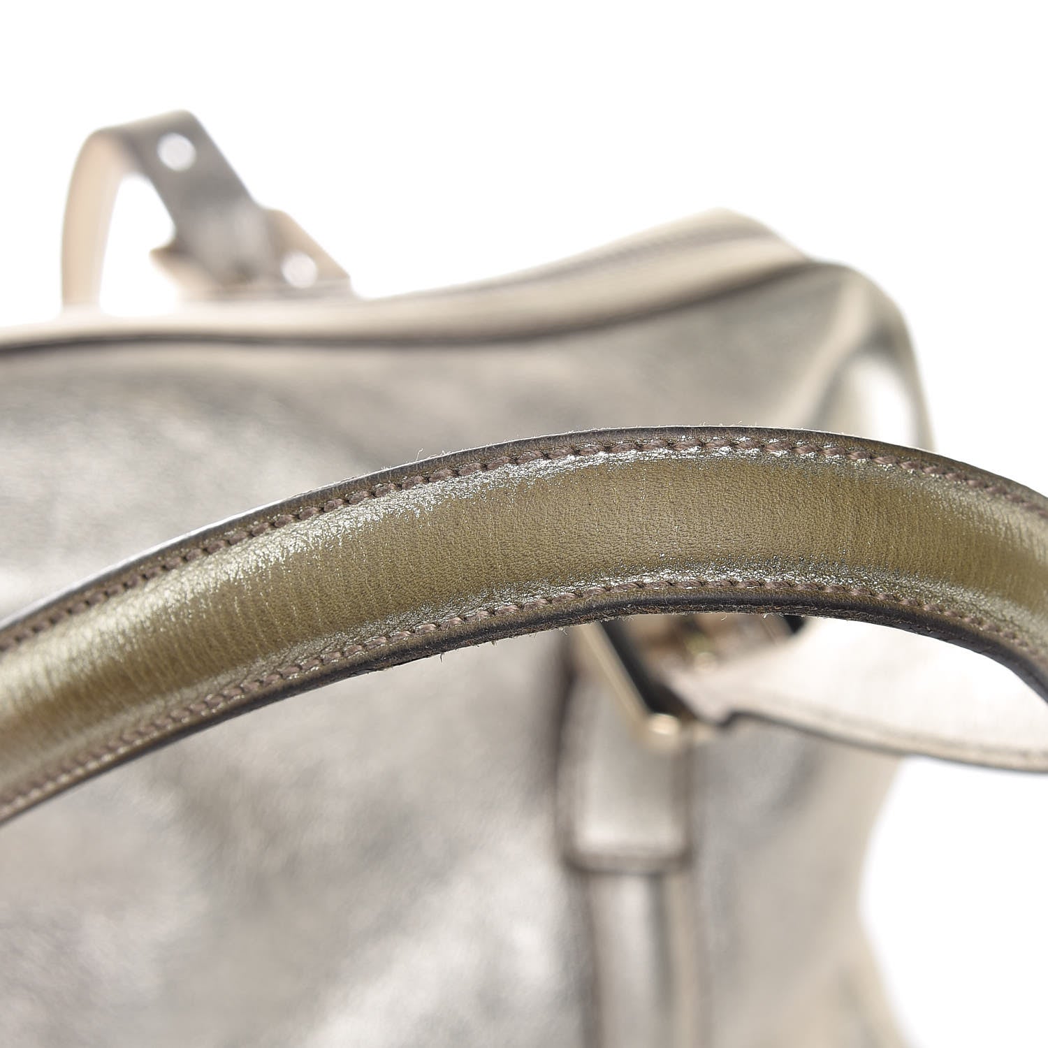 Gucci Metallic Calfskin Small Britt Boston Gold 10 of 17