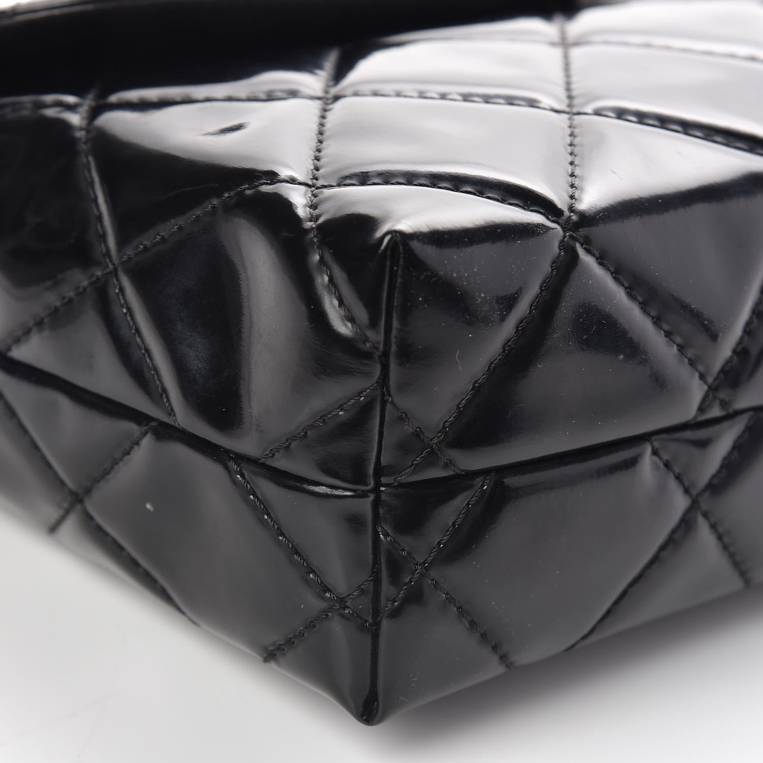 Chanel Vinyl Quilted In the Business Flap Bag Black 15 of 17