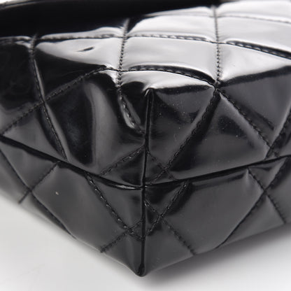Chanel Vinyl Quilted In the Business Flap Bag Black 15 of 17