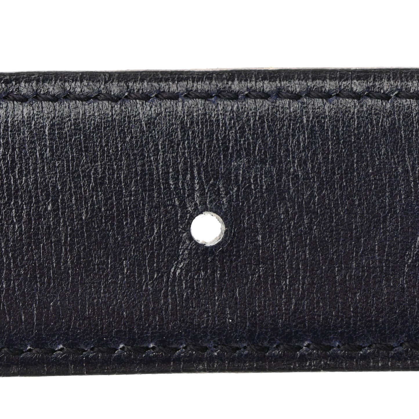 Ardennes Box 32mm H Belt 68 Black Bleu Indigo
