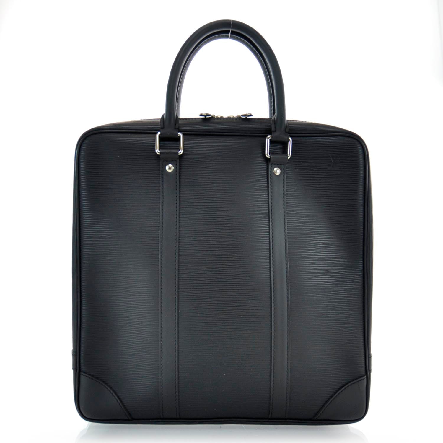 Louis Vuitton Epi Porte-Documents Voyage Briefcase Black 1 of 8