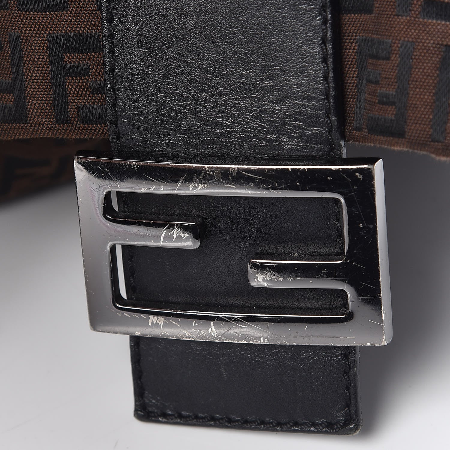 Fendi Zucchino Forever Mama Baguette Tobacco 7 of 7