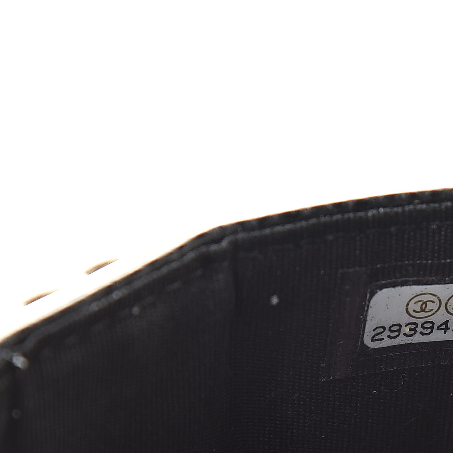 Chanel Caviar Quilted Boy Card Holder Black 8 of 9