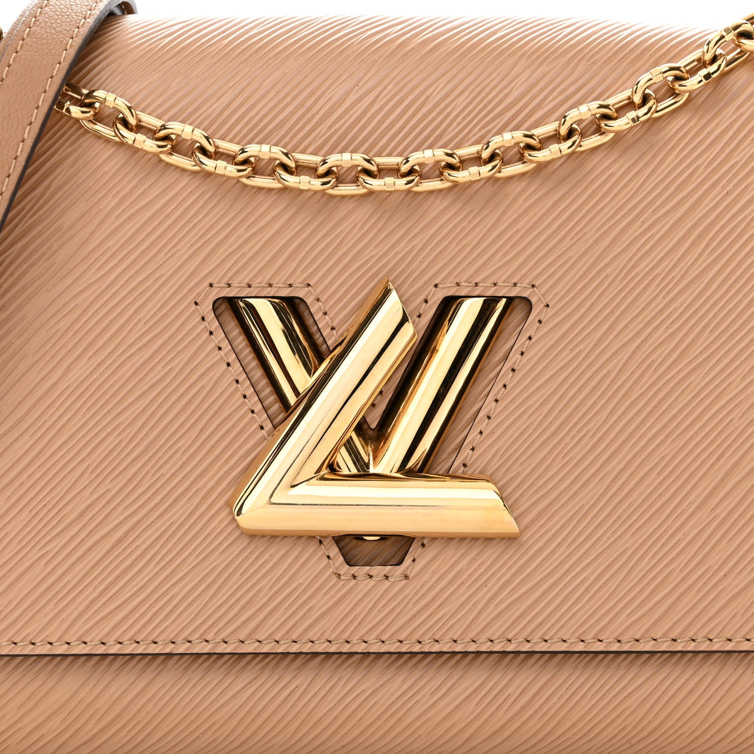 Louis Vuitton Epi Twist Shoulder Bag MM Camel 9 of 12