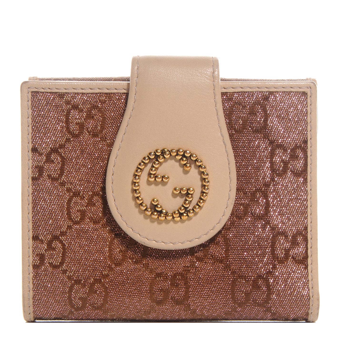 Monogram Lurex Scarlett Compact Wallet