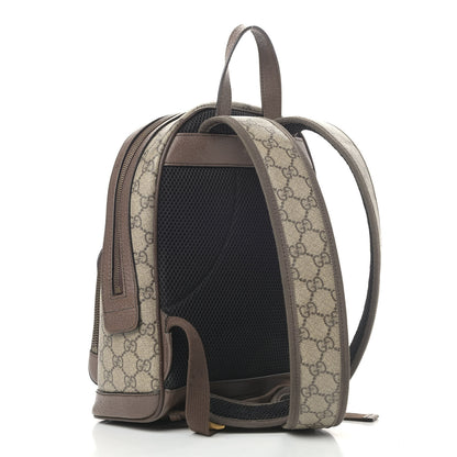 Gucci GG Supreme Monogram Calfskin Web Small Ophidia Day Backpack Beige Ebony New Acero 2 of 14