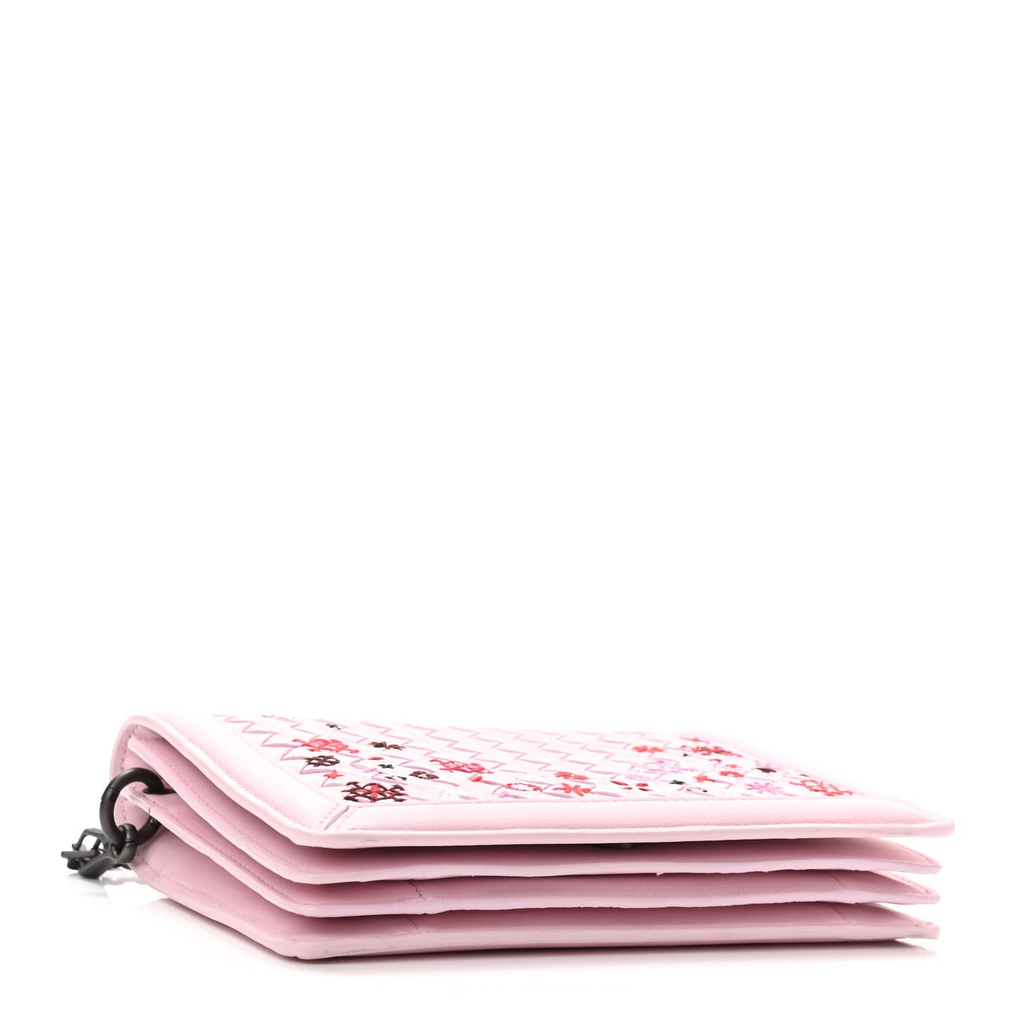Nappa Intrecciato Meadow Flower Mini Montebello Beige