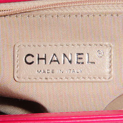 Chanel Lambskin Quilted New Medium Boy Flap Fuchsia 8 of 9