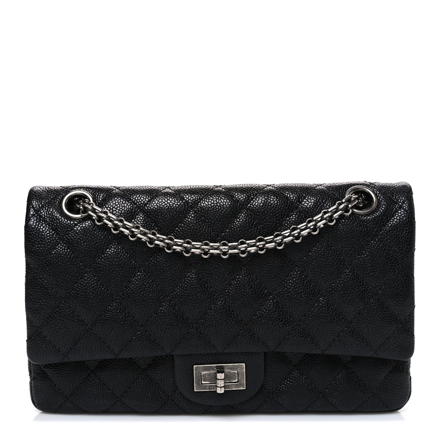Chanel Caviar Quilted 2.55 Reissue 225 Flap Black 1 of 10