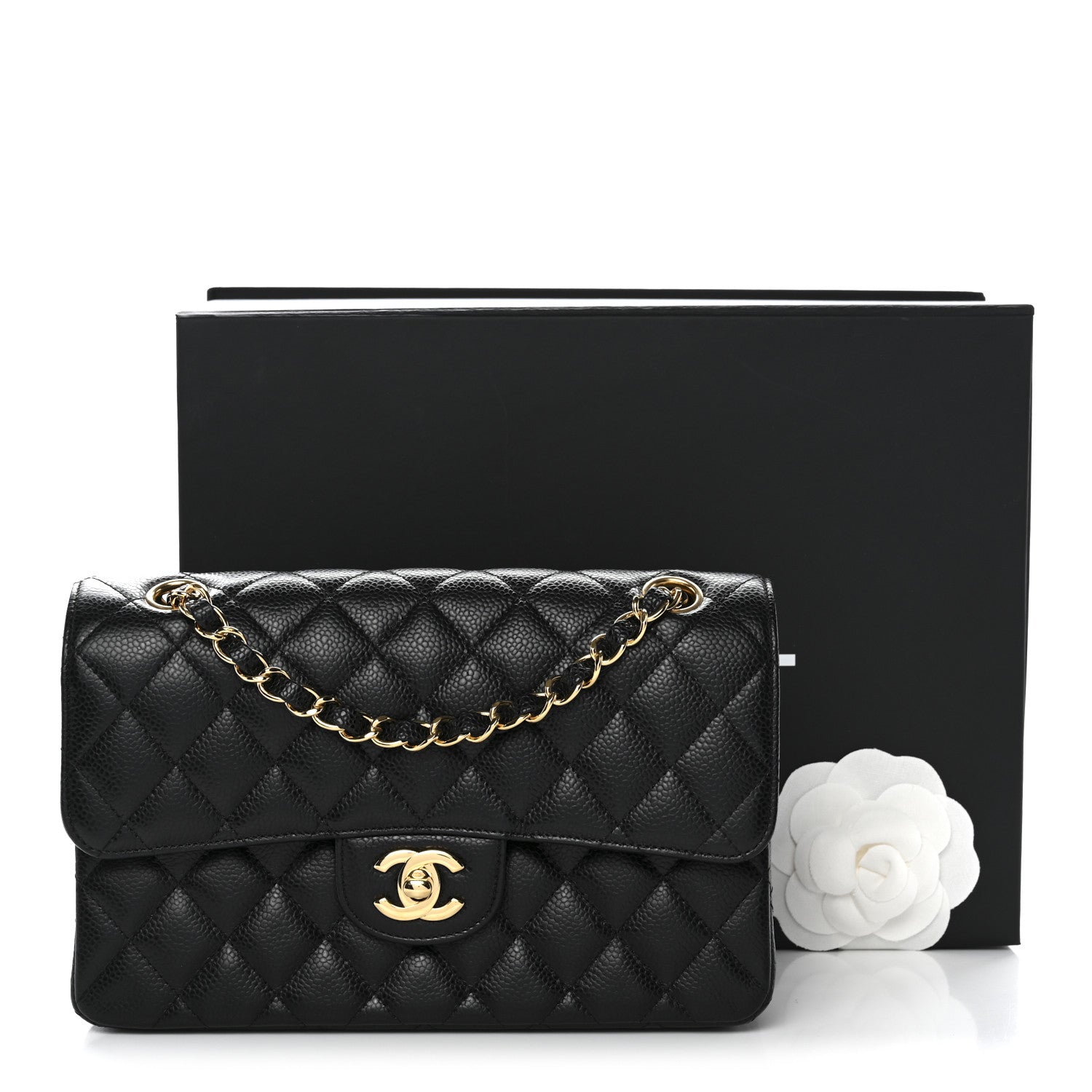Chanel Caviar Quilted Small Double Flap Black 13 of 13