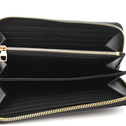 Louis Vuitton Empreinte Zippy Wallet Black 6 of 11