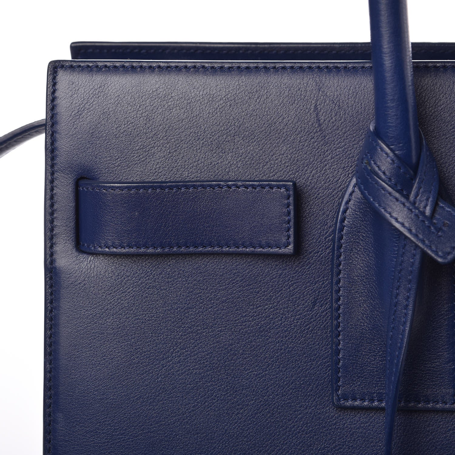 Saint Laurent Calfskin Small Sac De Jour New Marine 11 of 18