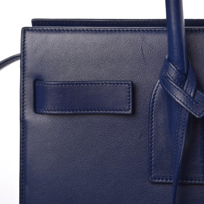 Saint Laurent Calfskin Small Sac De Jour New Marine 11 of 18