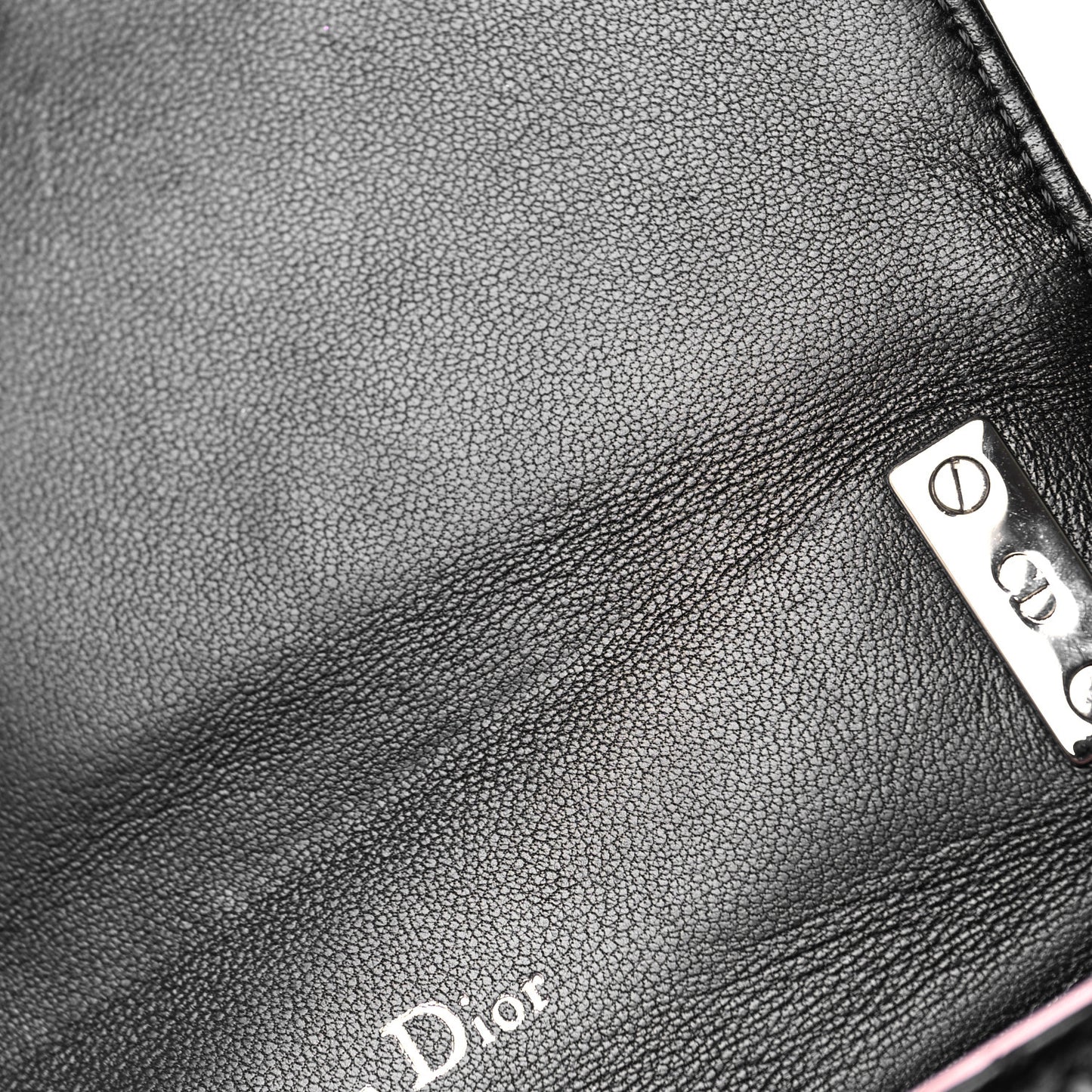 Lambskin Cannage Mini Miss Dior Flap Black