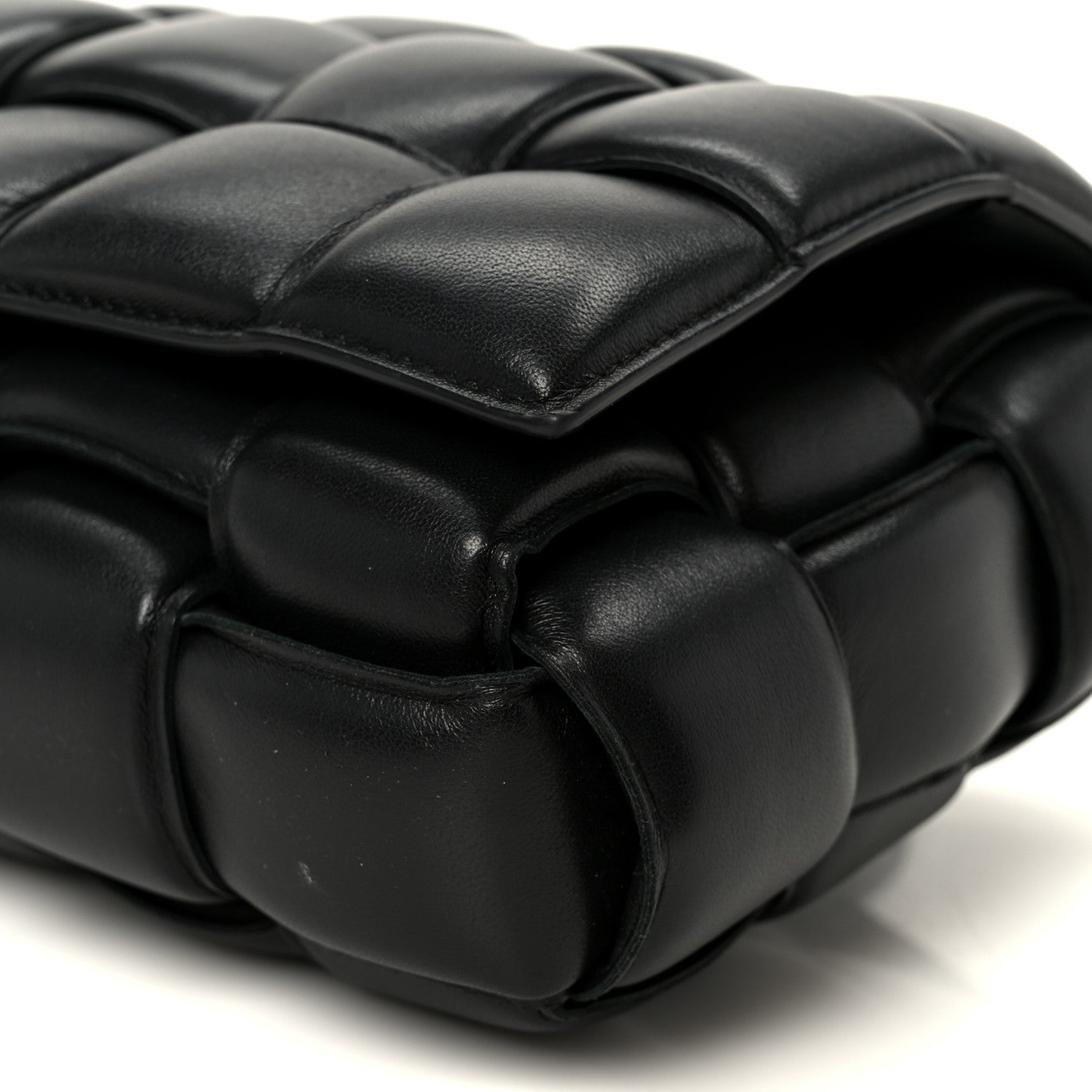 Bottega Veneta Nappa Maxi Intreccio Padded Cassette Crossbody Bag Black 12 of 12