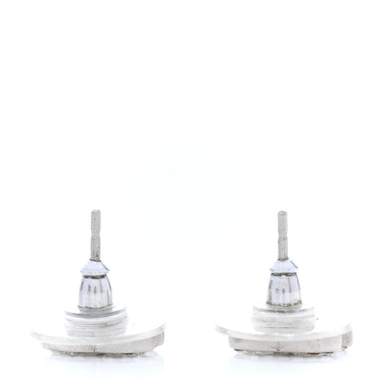 Chanel Crystal CC Earrings Silver 3 of 5