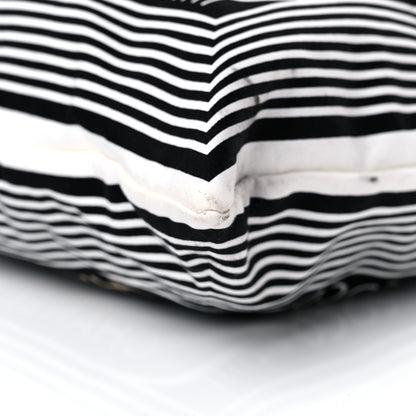 Chanel Canvas CC Paris Venice Bon Bon Tote Black White 9 of 11