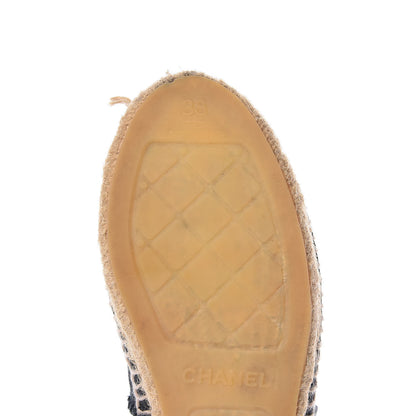 Chanel Canvas CC Espadrilles 38 Black 9 of 17