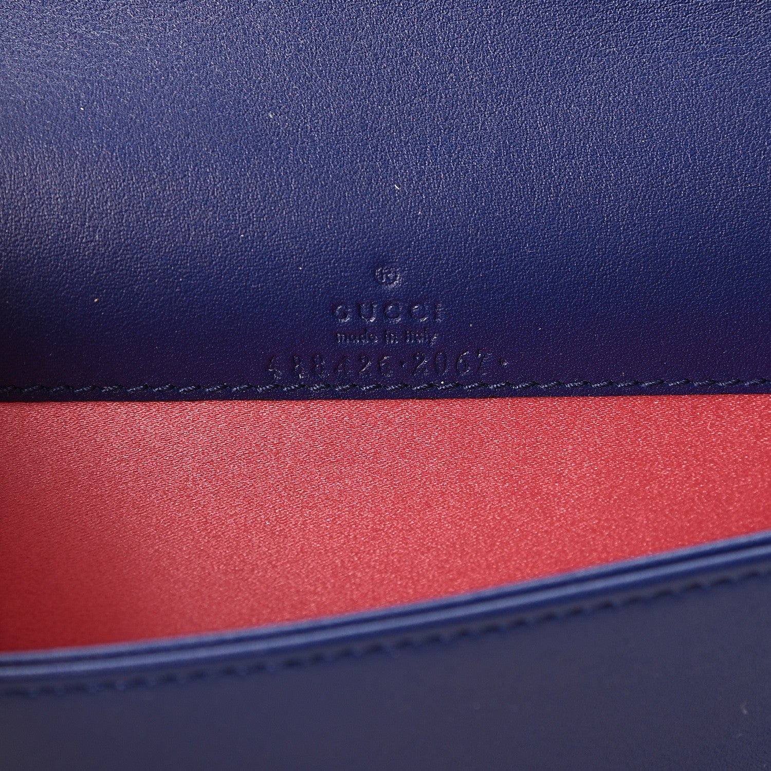 Gucci Velvet Matelasse GG Marmont Mini Bag Cobalt Blue 5 of 9