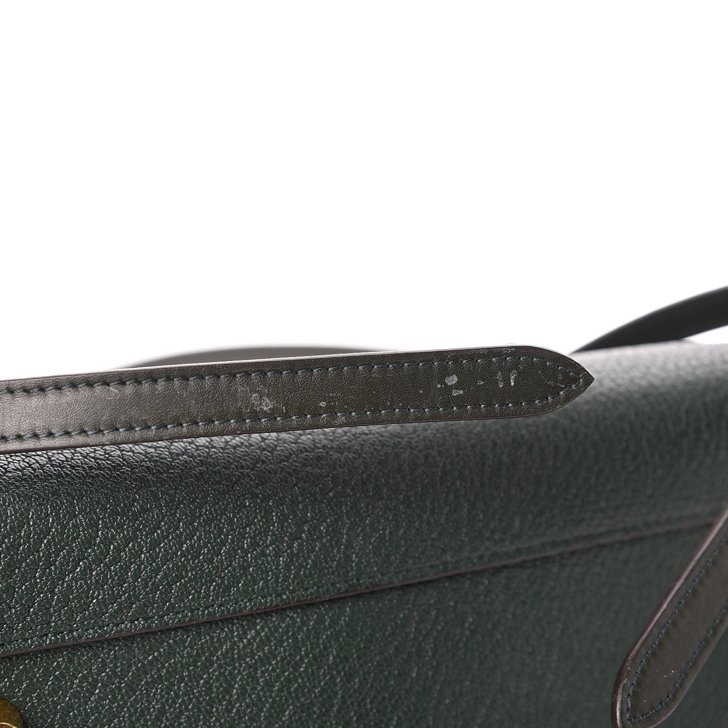 Celine Goatskin Smooth Calfskin Mini Belt Bag Dark Green 12 of 15