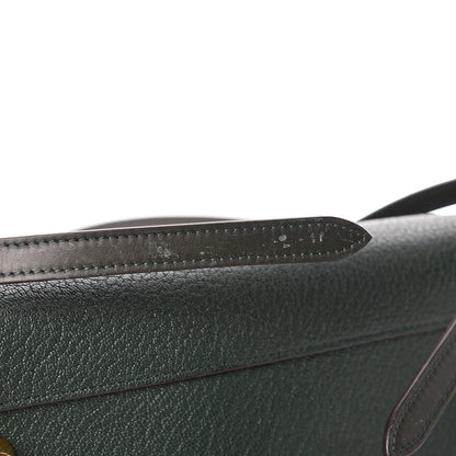 Celine Goatskin Smooth Calfskin Mini Belt Bag Dark Green 12 of 15