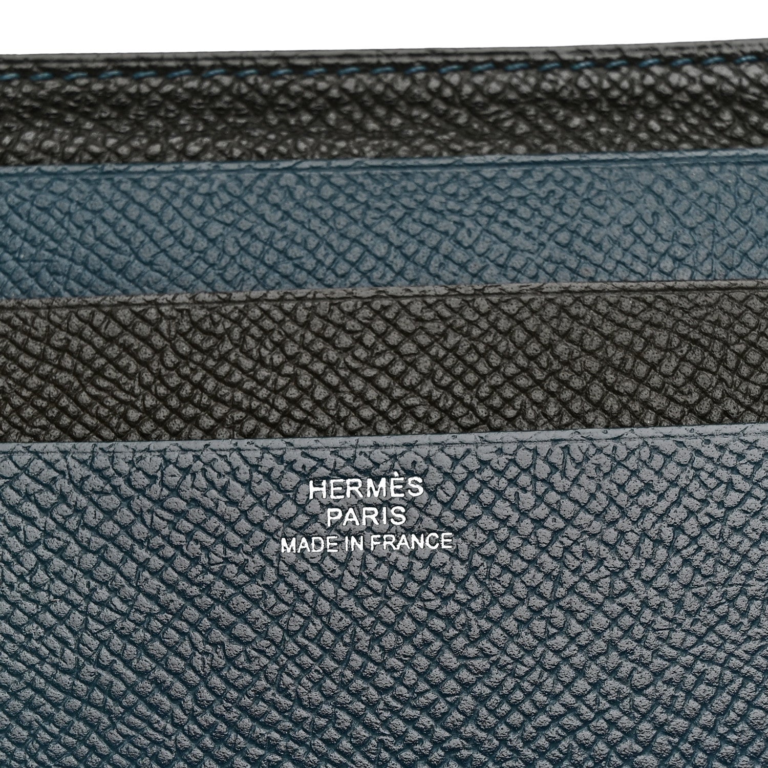 Hermes Epsom City 8CC Card Holder Vert Cypress Black 6 of 12