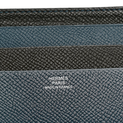 Hermes Epsom City 8CC Card Holder Vert Cypress Black 6 of 12
