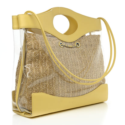 Chanel Calfskin PVC Chanel 31 Bag Yellow 3 of 14