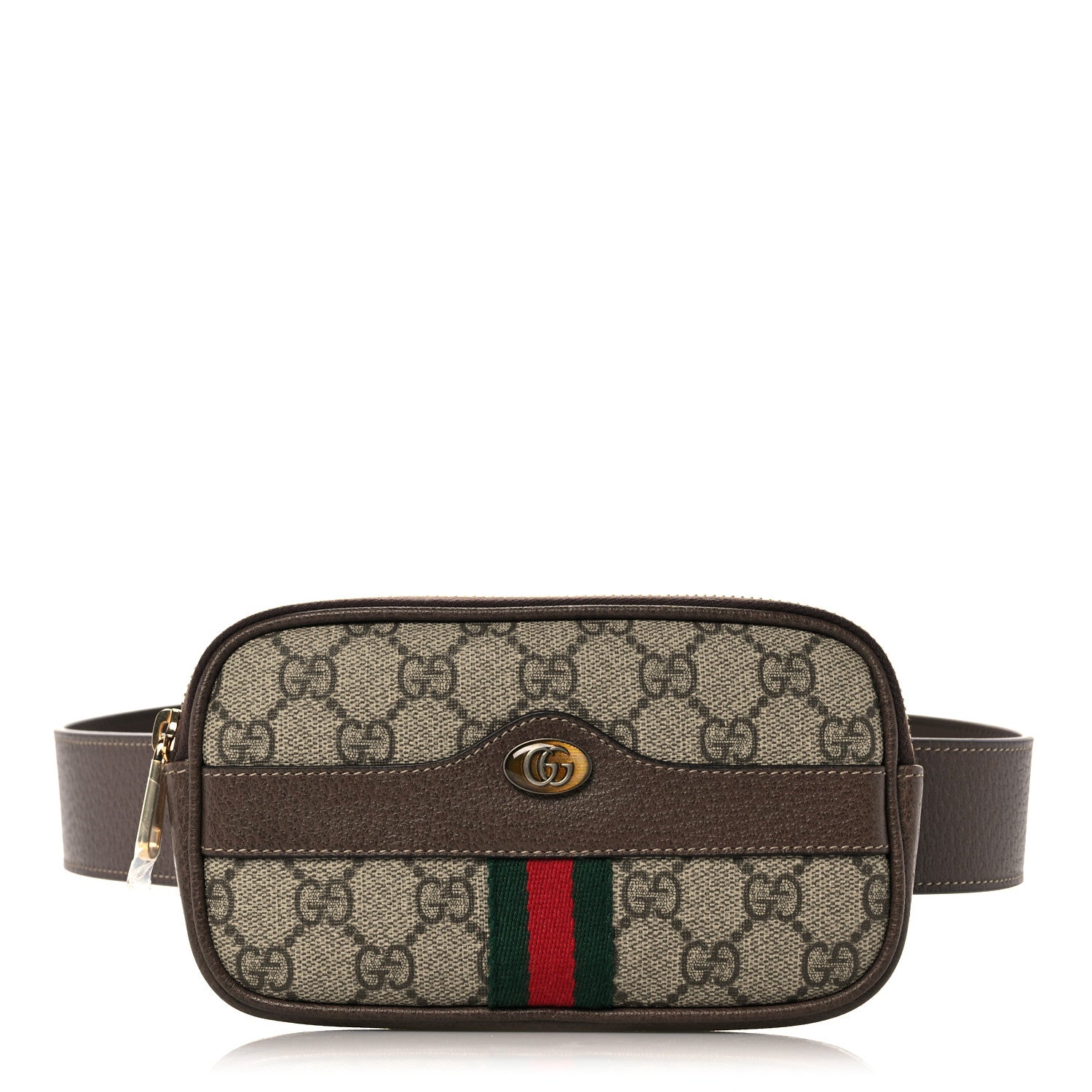 Gucci GG Supreme Monogram Ophidia Belted iPhone Case 75 30 Dark Brown 1 of 10