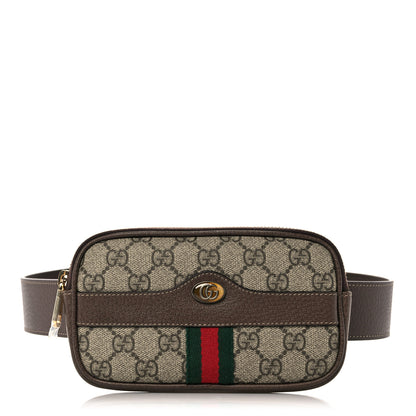 Gucci GG Supreme Monogram Ophidia Belted iPhone Case 75 30 Dark Brown 1 of 10