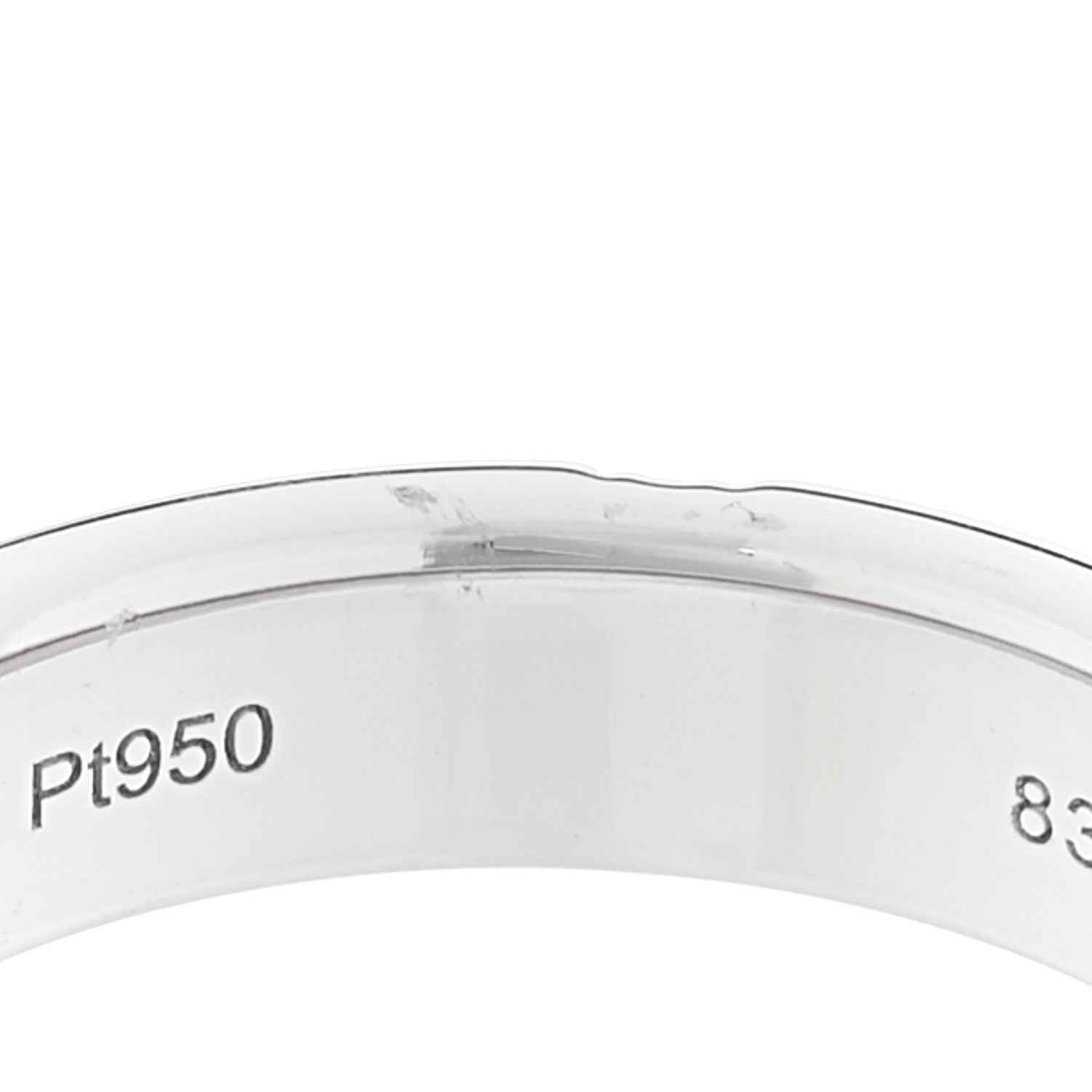 Harry Winston Platinum Diamond Vertical Row Wedding Band Ring 50 5.5 6 of 7