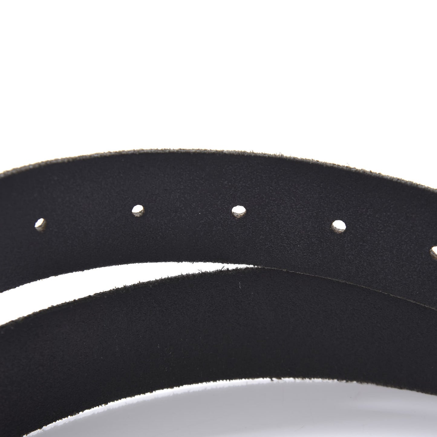 Cuoio Toscano Nickel Double G 30mm Belt 80 32 Black