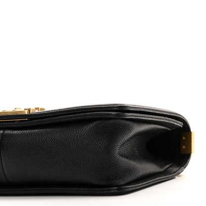 Chanel Caviar Quilted Medium Boy Flap Black 10 of 11
