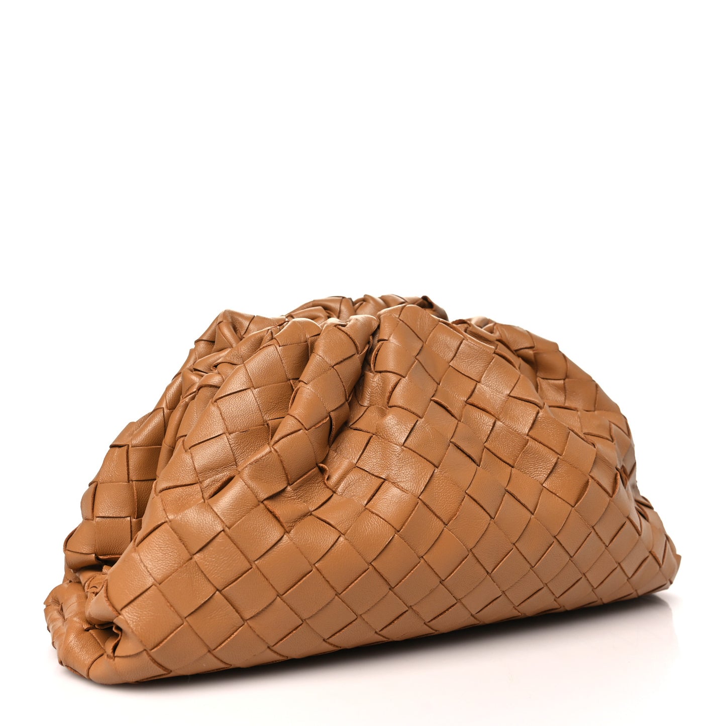 Nappa Intrecciato Teen Pouch Caramel