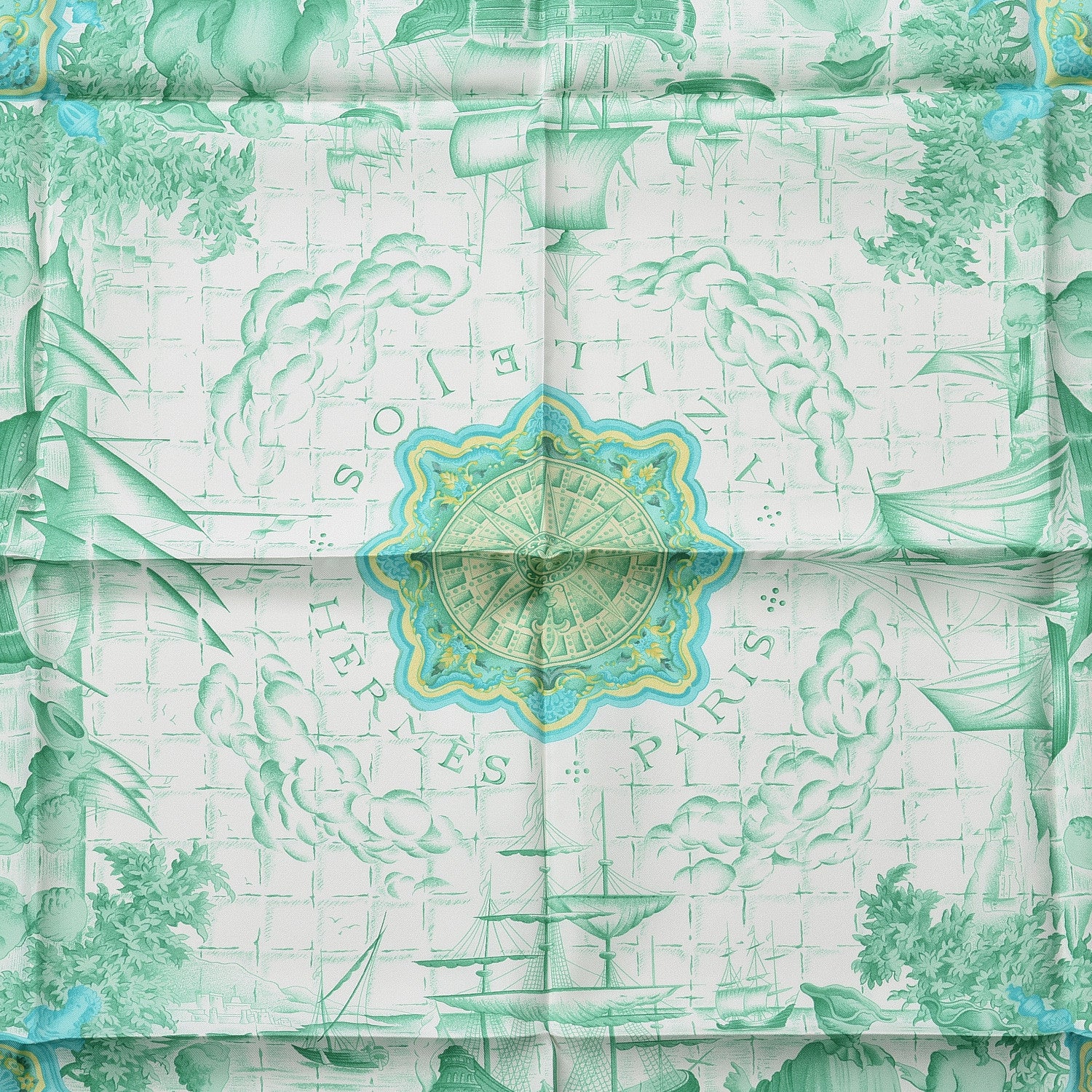 Hermes Silk Azulejos 90 Scarf 2 of 3