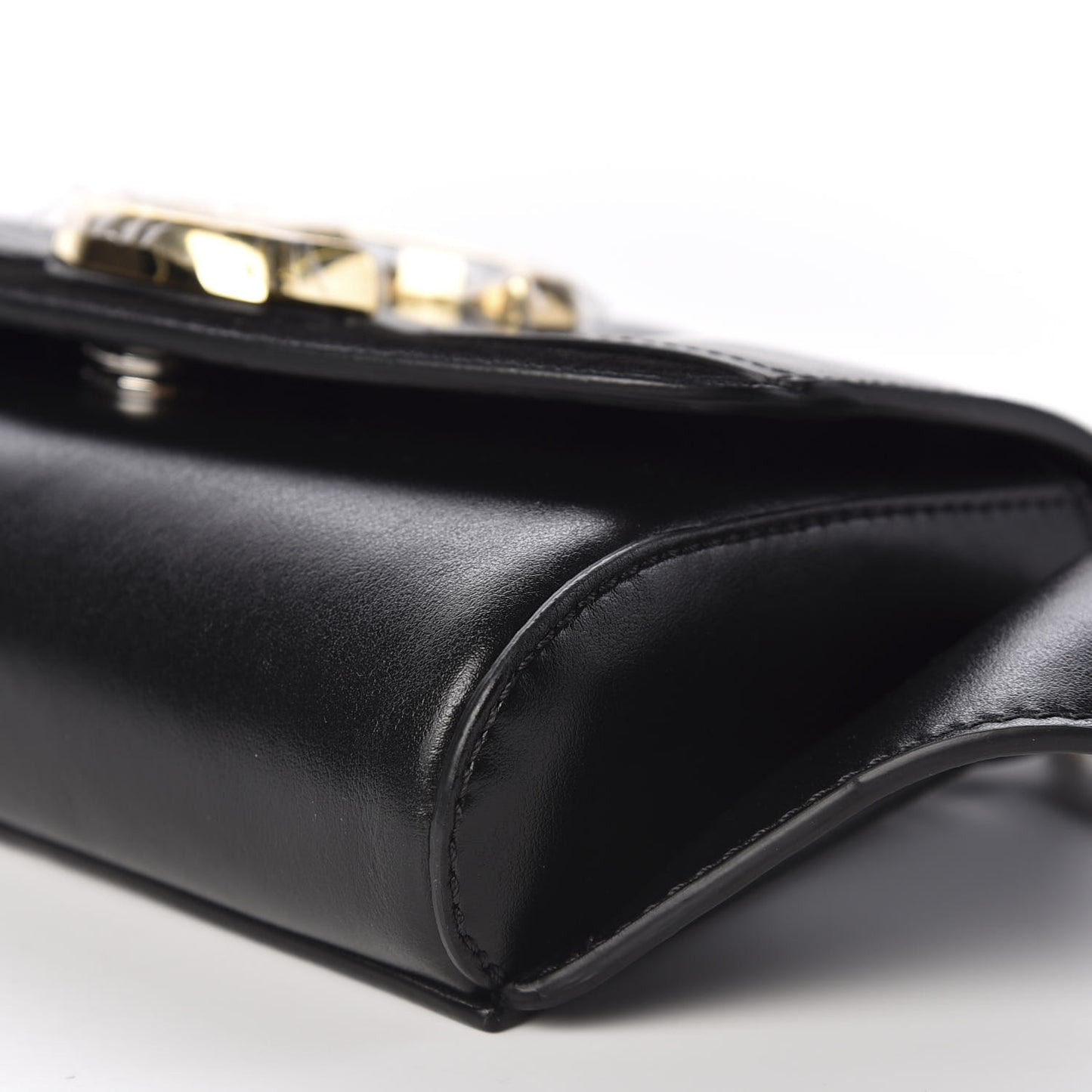 Calfskin Suede C Belt Bag Black