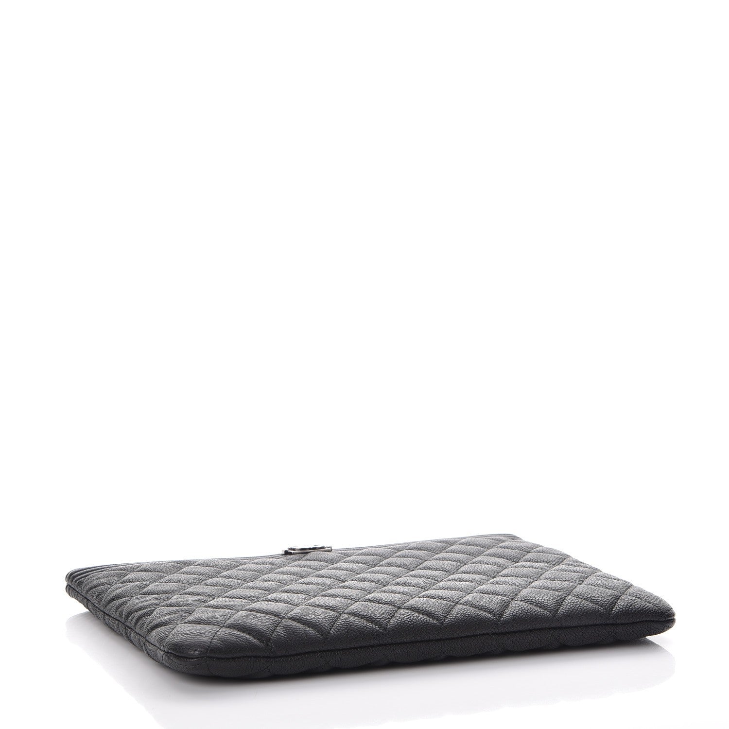 Chanel Caviar Quilted Medium Boy Cosmetic Case Black 4 of 8