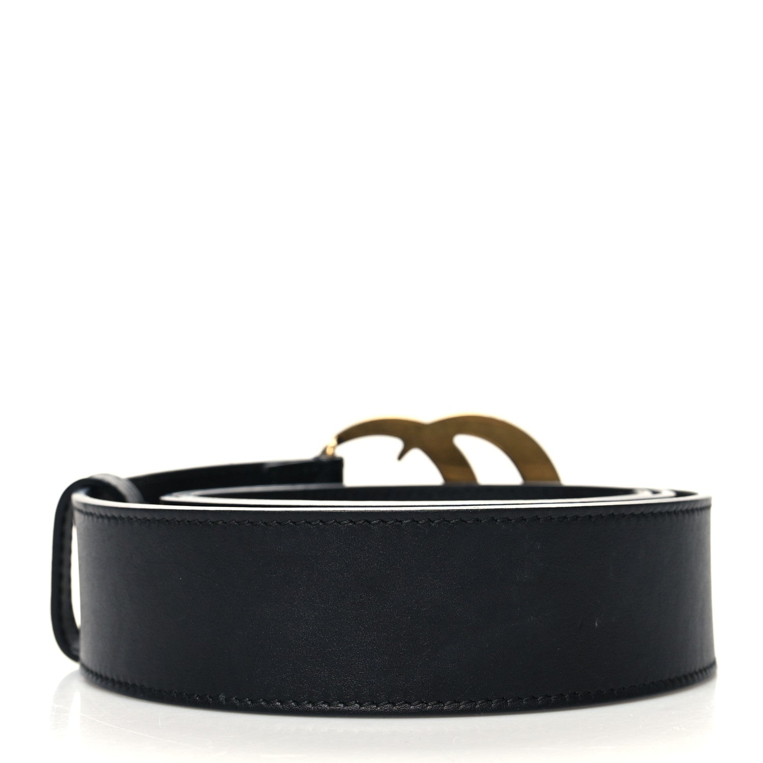 Gucci Calfskin Double G 40mm Belt 95 38 Black 2 of 7