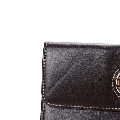 Gucci Calfskin Britt Continental Wallet Brown 9 of 15