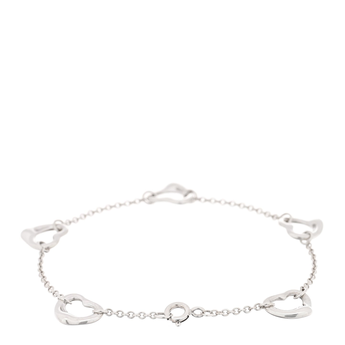 Sterling Silver Elsa Peretti Open Heart Bracelet