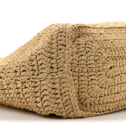 Saint Laurent Raffia Rive Gauche Tote Natural 9 of 15
